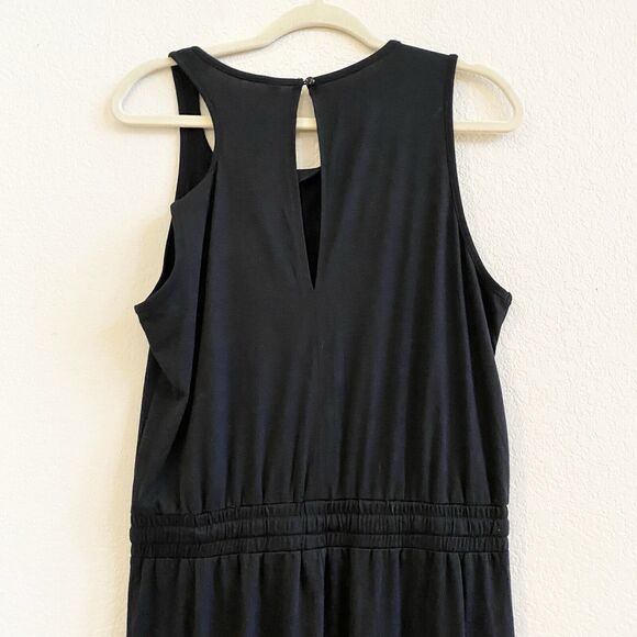 KIRUNDO Women’s Summer Cutout Solid Sleeveless Jumpsuit Crewneck Drawstring L - Picture 13 of 16